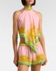 Versace Versace Printed cotton and silk voile shorts - 2