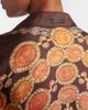 Versace Versace Printed cropped silk twill shirt - 5