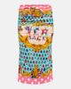 Versace Versace Printed draped midi skirt - 1