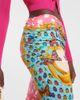 Versace Versace Printed draped midi skirt - 4