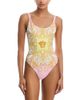 Versace Versace Printed Scoop Neck One Piece Swimsuit - 1