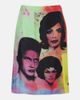 Versace Versace Printed silk twill midi skirt - 1