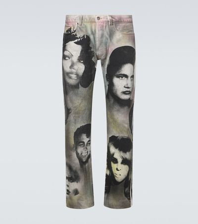 Versace Versace Printed straight jeans