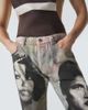 Versace Versace Printed straight jeans - 5