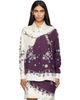 Versace Versace Purple & White Printed Silk Twill Shirt - 1