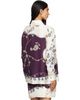 Versace Versace Purple & White Printed Silk Twill Shirt - 3