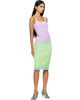 Versace Versace Purple Embroidered-Logo Stretch Cotton-Jersey Tank Top - 4