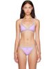 Versace Versace Purple Greca Bikini Top - 1