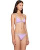 Versace Versace Purple Greca Bikini Top - 2