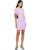 Versace Versace Purple Jacquard Stretch Cotton-Jersey Minidress - 4
