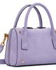 Versace Versace Purple Roomy Small Suede Boston Bag - 3