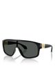Versace Versace Rectangular Shield Sunglasses, 131mm - 1