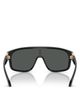 Versace Versace Rectangular Shield Sunglasses, 131mm - 4