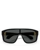 Versace Versace Rectangular Shield Sunglasses, 131mm - 5