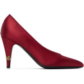 Versace Versace Red Gianni Satin Heels