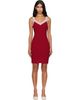 Versace Versace Red Jacquard Stretch Cotton-Jersey Minidress - 1