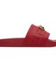 Versace Versace Red 'La Medusa' Slides - 1
