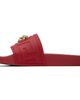 Versace Versace Red 'La Medusa' Slides - 3