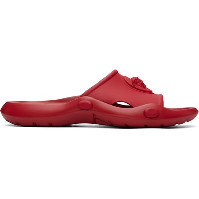 Versace Versace Red Nettuno Rubber Slides