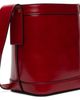 Versace Versace Red Pivot Mini Leather Bucket Bag - 3