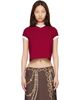 Versace Versace Red Stretch Cotton-Jersey T-shirt - 1