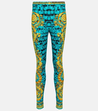 Versace Versace Regalia Baroque jersey leggings