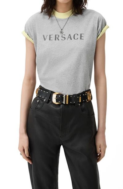Versace Versace Reversible Logo Graphic T-Shirt