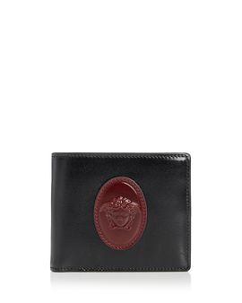 Versace Versace Roomy Medusa Leather Bifold Wallet