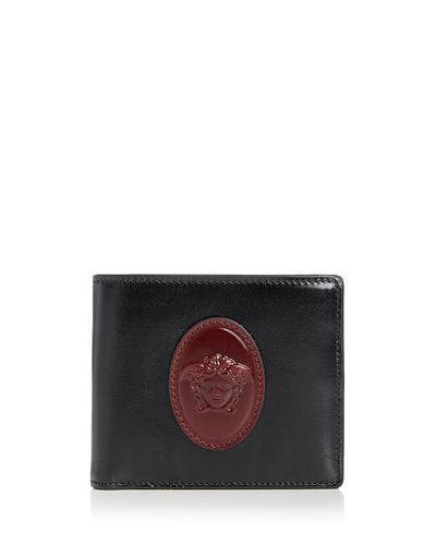 Versace Versace Roomy Medusa Leather Bifold Wallet
