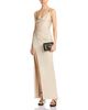 Versace Versace Ruched Cowl Neck Evening Gown - 2