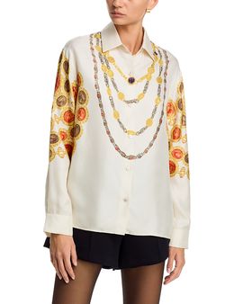 Versace Versace Silk Twill Formal Shirt