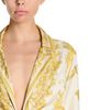 Versace Versace Silk Twill Plunging Neck Top - 5