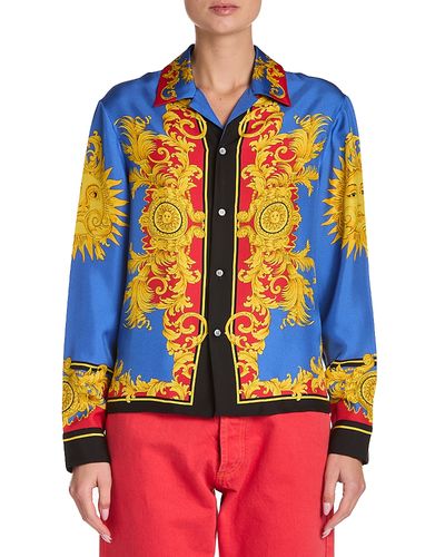 Versace Versace Silk Twill The Sun Shirt