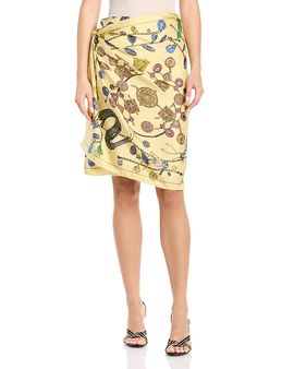 Versace Versace Silk Wrap Skirt