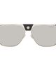 Versace Versace Silver Greca Flow Navigator Sunglasses - 1