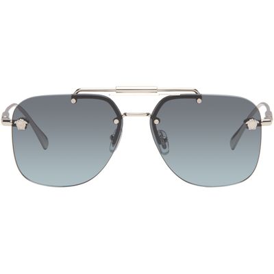 Versace Versace Silver Medusa Sunglasses