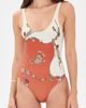 Versace Versace Stolen Jewels Printed One-Piece Swimsuit Orange/White/Gold - 5