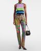 Versace Versace Striped cotton jersey tank top - 2