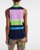 Versace Versace Striped cotton jersey tank top - 5
