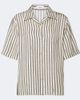 Versace Versace Striped silk bowling shirt - 1