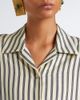 Versace Versace Striped silk bowling shirt - 3