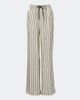 Versace Versace Striped silk wide-leg pants - 1