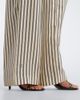 Versace Versace Striped silk wide-leg pants - 4