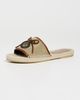 Versace Versace Suede and Calf Leather Espadrilles Mud/Chestnut/Gold - 5