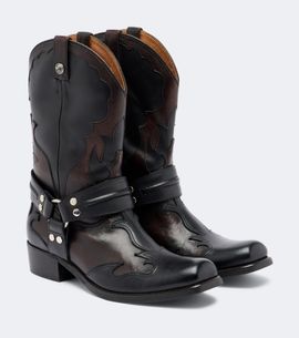 Versace Versace Sylvester leather cowboy boots