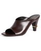 Versace Versace T.80 Lamb Leather Mules 1NM1J Moka Gold '82 - 1
