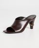 Versace Versace T.80 Lamb Leather Mules 1NM1J Moka Gold '82 - 2