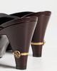Versace Versace T.80 Lamb Leather Mules 1NM1J Moka Gold '82 - 4