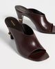 Versace Versace T.80 Lamb Leather Mules 1NM1J Moka Gold '82 - 5