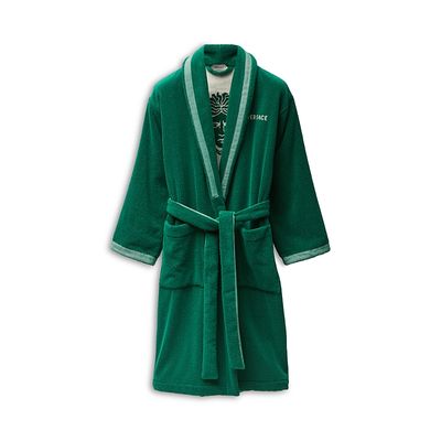 Versace Versace Terry Medusa Jacquard Bathrobe